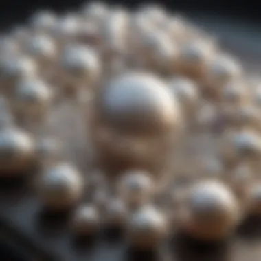 Types and Characteristics of Freshwater Pearls A detailed chart displaying various types of freshwater pearls and their characteristics.