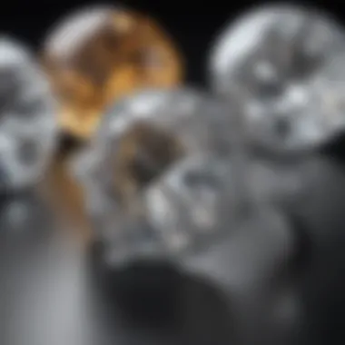 An infographic illustrating market trends in diamond prices over the last decade