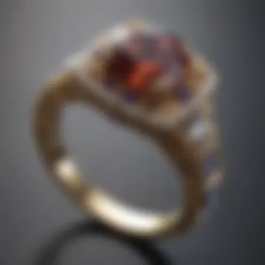 A close-up of a beautifully crafted ring showcasing its fit