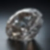 A close-up of a diamond showcasing its brilliance and sparkle