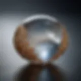 Close-up of a high-quality moonstone displaying its unique optical phenomenon