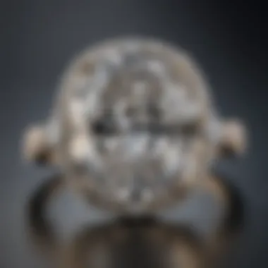 Elongated cushion diamond set in an elegant ring, showcasing its unique shape