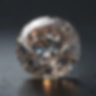 Light Conditions and Diamond Appearance Illustration of light conditions affecting the appearance of diamonds.
