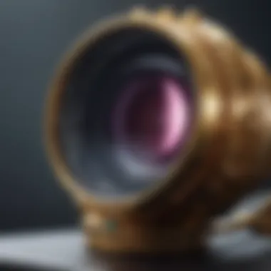 The Mechanics of a Loupe Diagram illustrating the mechanics of a jeweler's loupe