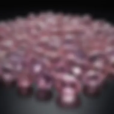Kunzite Color Variations and Cuts Display of kunzite in various color variations and cuts