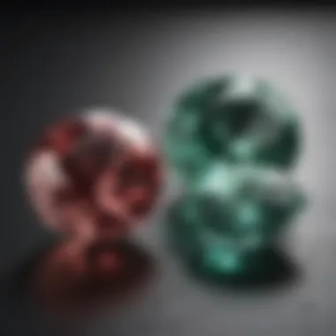 Carat Weight Comparison in Gemstones Comparison of different carat weights
