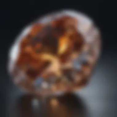 Color grading scale of diamonds from D to Z