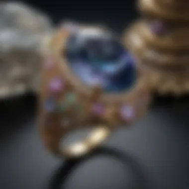 Vintage jewelry featuring true alexandrite, illustrating its historical significance and cultural relevance.