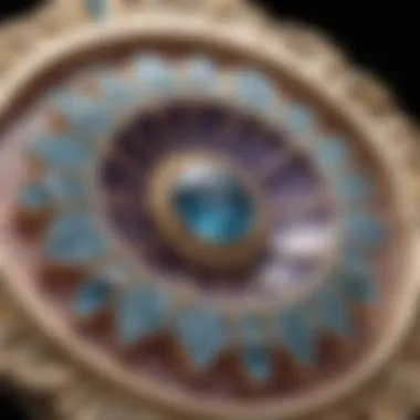 A close-up view of the detailed craftsmanship in Van Cleef & Arpels creations.