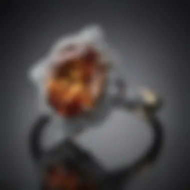 Elegant diamond ring showcasing ethically sourced gemstones