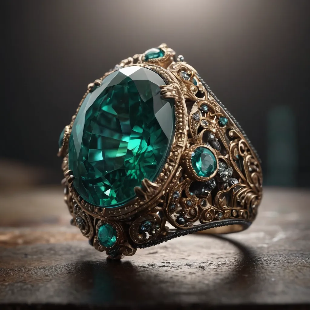 Discovering the Charm of Emerald Rings on eBay